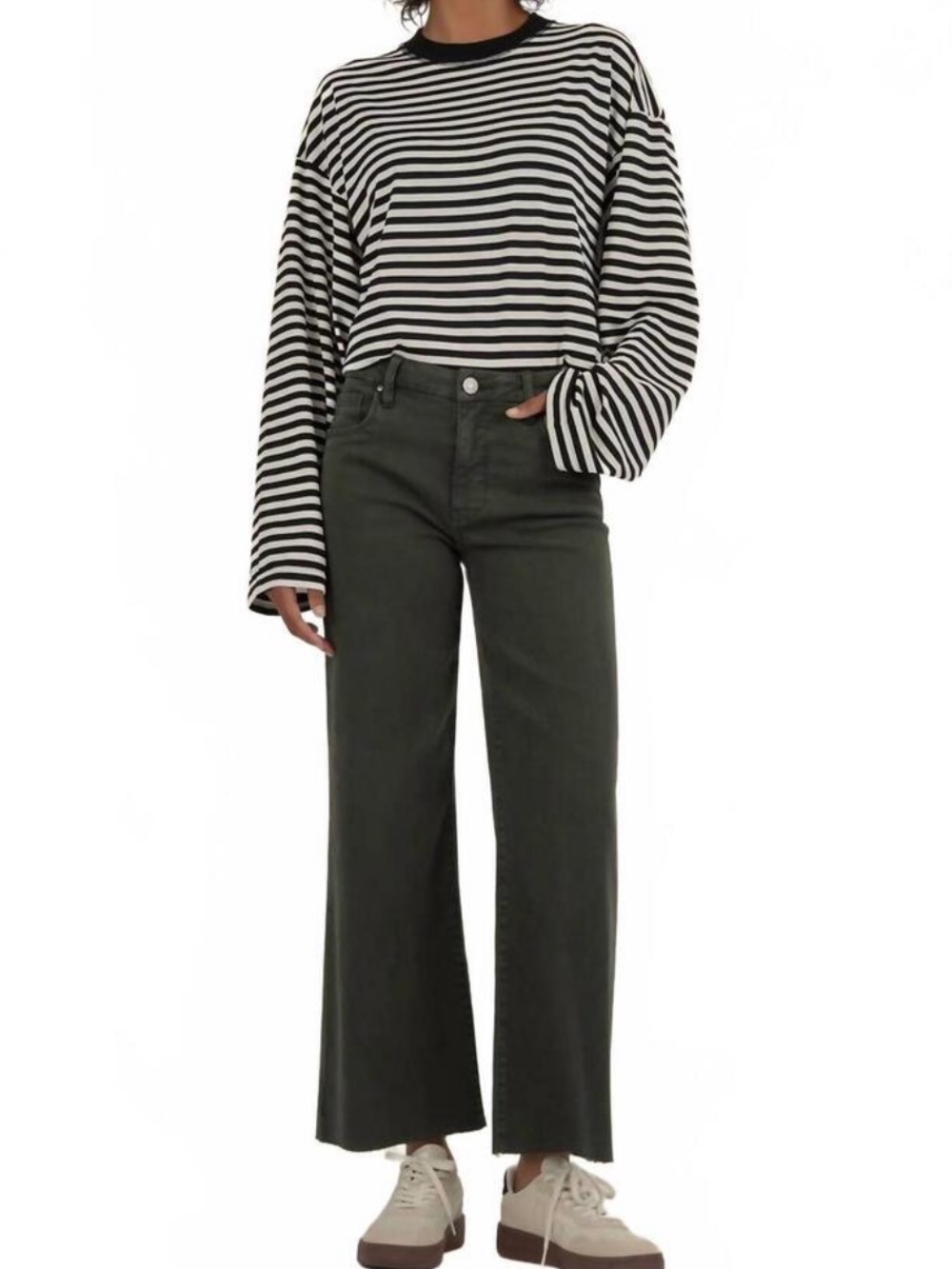 Kut from the Kloth Meg High Rise Fab Ab Wide Leg Jeans Size 12